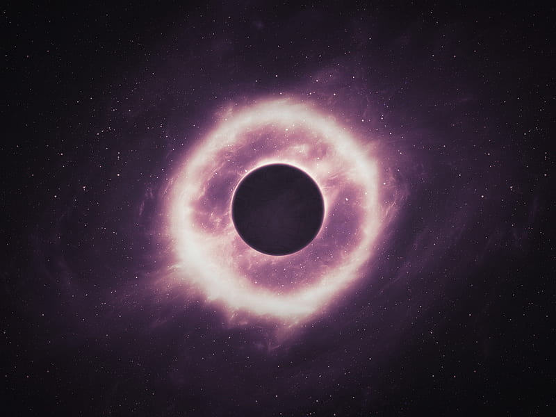 planet, constellations, black hole, space, HD wallpaper