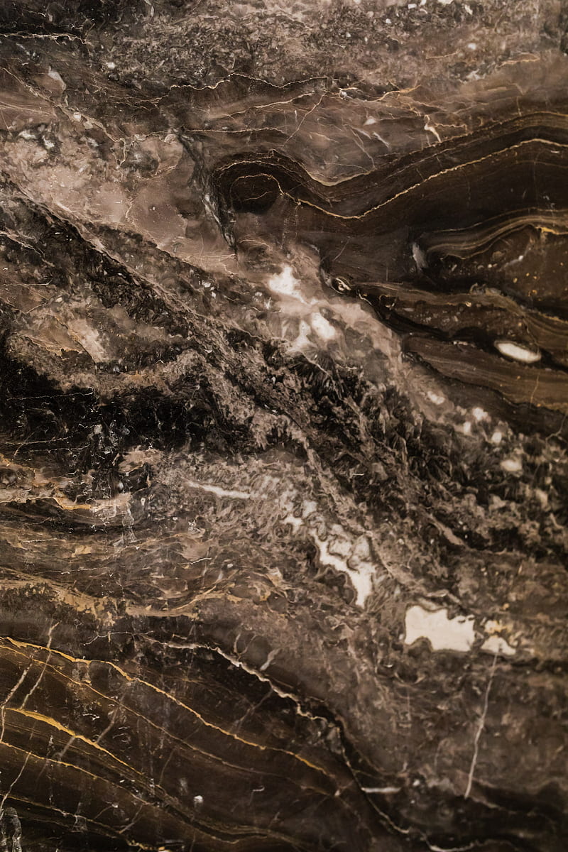 Water Falls in Brown and Black Rock, HD phone wallpaper