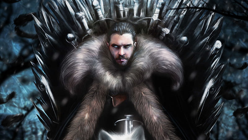 Jon Snow Game Of Thrones Season 8 Artwork, jon-snow, game-of-thrones-season-8, game-of-thrones, tv-shows, behance, artist, artwork, HD wallpaper