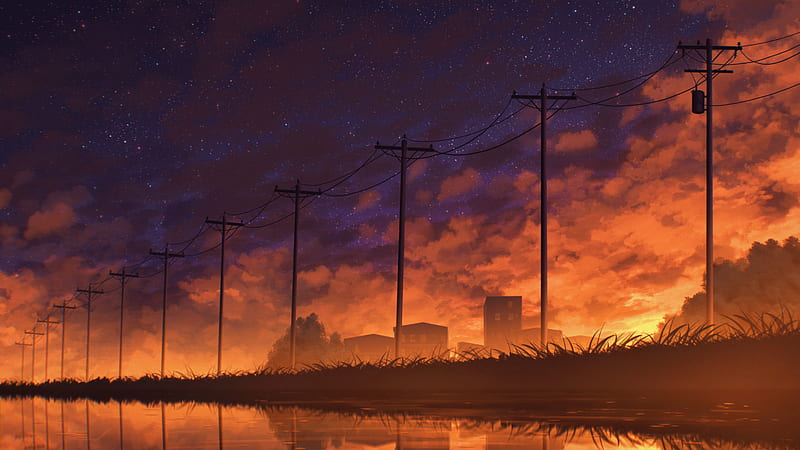 starsinaglass  Anime scenery, Sky anime, Anime scenery wallpaper