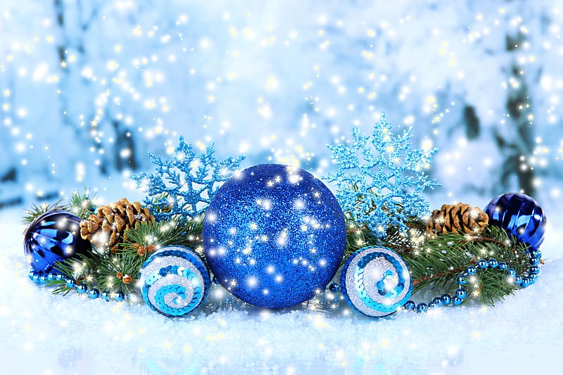 Christmas, Holiday, Decoration, Snowfall, Christmas Ornaments, HD ...