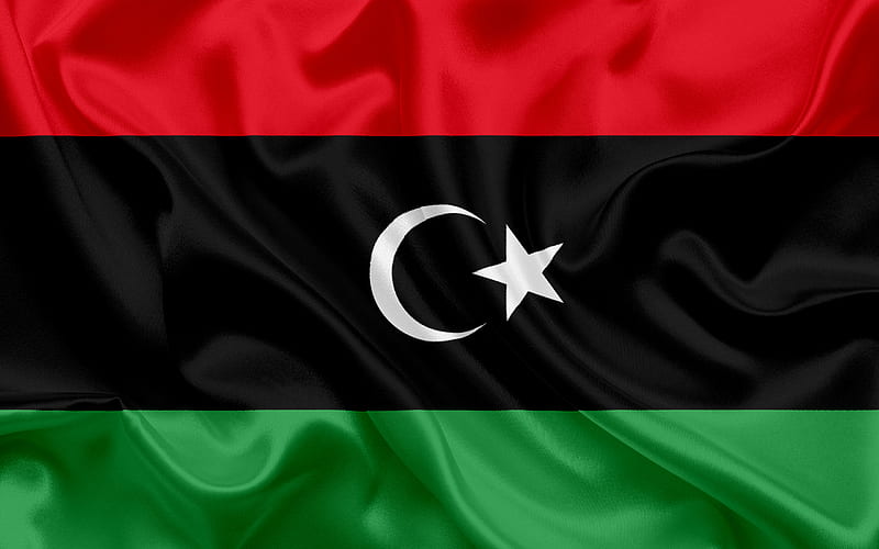 National Transitional Council of Libya, flag of Libya, Africa, national symbols, HD wallpaper