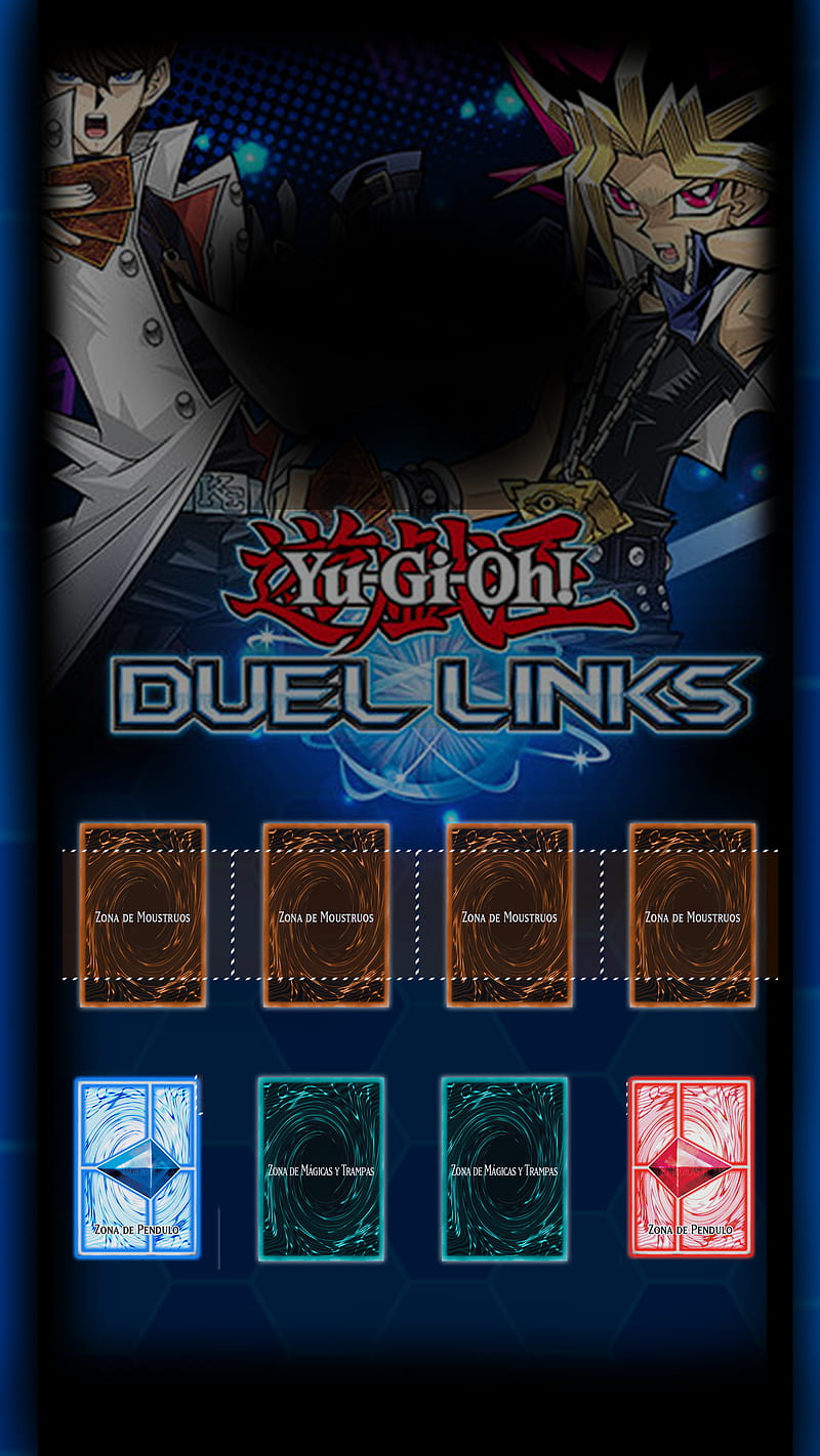 Duel-links-Edge, blue, dark, duel, edge, games, kaiba, link, lockscreen, yu-gi-oh, yugioh, HD phone wallpaper