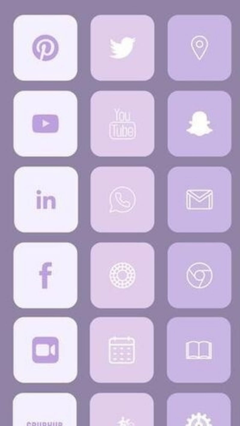 Purple App Icon, HD phone wallpaper