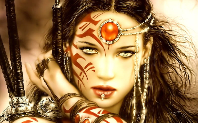 Luis Royo Warrior Woman, warrior, fantasy, woman, luis royo, HD wallpaper