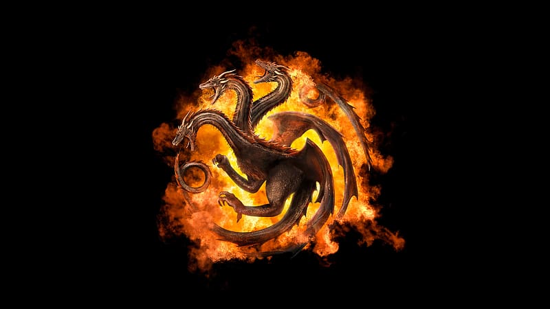 House Of The Dragon Fire Will Reign , house-of-the-dragon, tv-shows, dragon, dark, black, oled, HD wallpaper