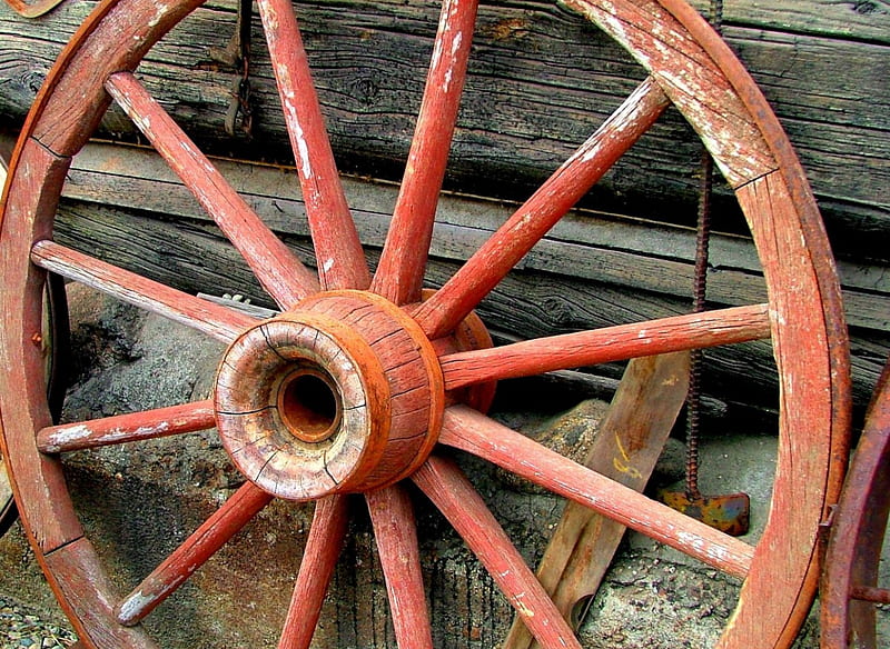 Old Wagon Wheel, Old, Wagon Wheel, old wheel, wheels, old wheels, Wheel, Old Wagon Wheels, Wagon, HD wallpaper
