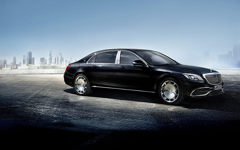 Mercedes-Maybach S650 Guard luxury cars, 2019 cars, X222, german cars, Mercedes, HD wallpaper