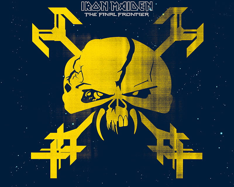 Iron Maiden - Final Frontier, frontier, music, final, band, metal, iron maiden, logo, heavy, iron, eddie, cross, skull, maiden, HD wallpaper