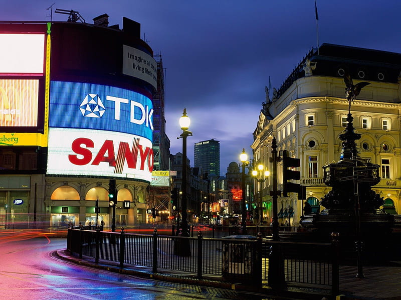 Piccadilly Circus London-Traveled the world, HD wallpaper
