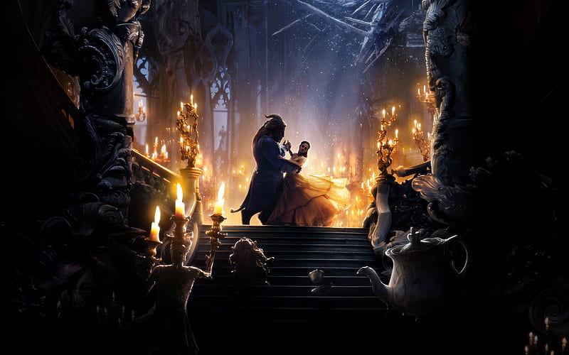 beauty and the beast movie logo