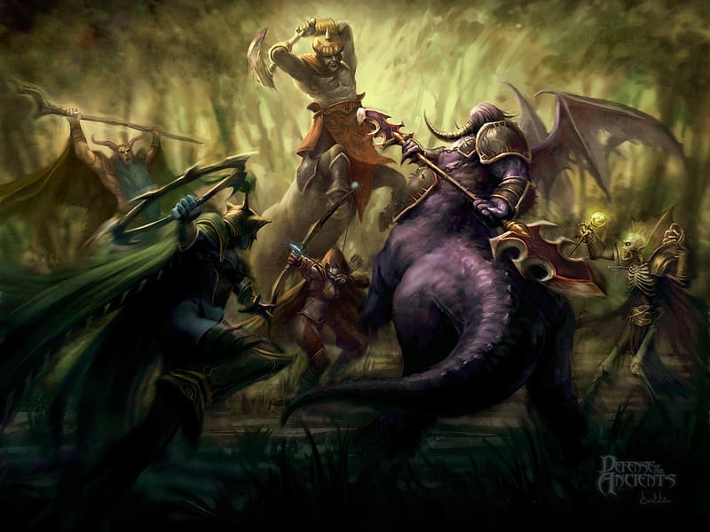 Warcraft, Creature, Demon, Video Game, World Of Warcraft, Defense Of The Ancients, Dota, HD wallpaper