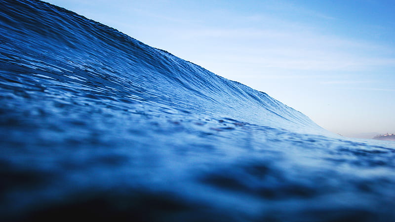 close-up of sea waves, HD wallpaper
