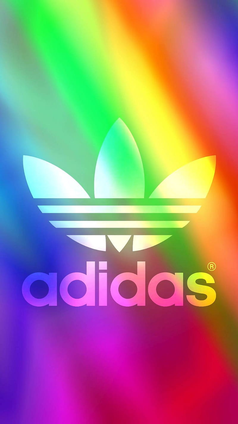 Adidas-Colorful, adidas, edit, funny, official, original, HD phone wallpaper