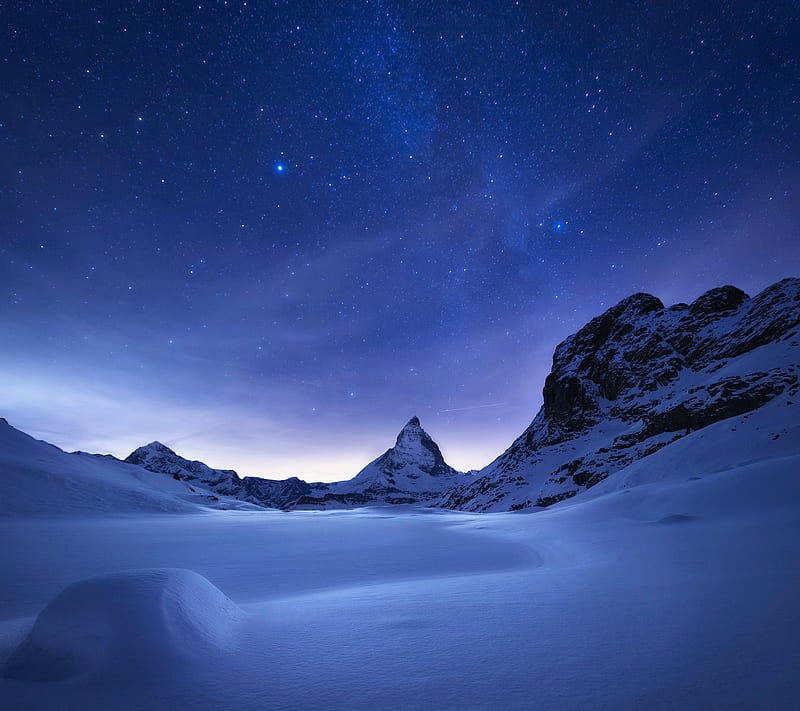 Redmi Note 3, mountain, nature, night, snow, stoche, winter, xiaomi, HD  wallpaper | Peakpx