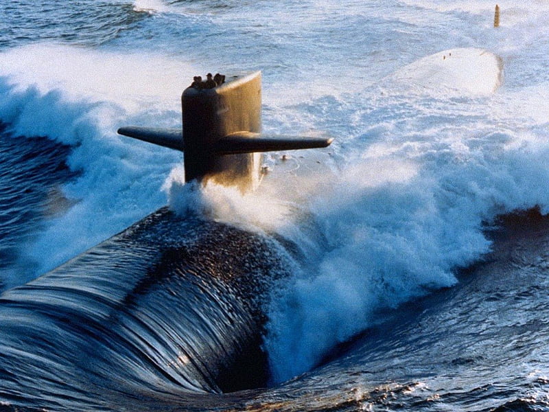 U.S Navy Ohio Class Submarine, submarine, guerra, battle, american, us, warship, navy, HD wallpaper