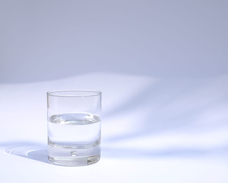clear drinking glass filled with water, HD wallpaper
