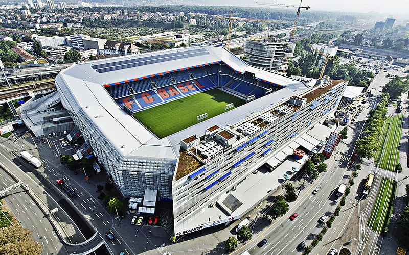 St Jakob-Park, Basel, Switzerland, Swiss Football Stadium, FC Basel Stadium, new sports arenas, HD wallpaper