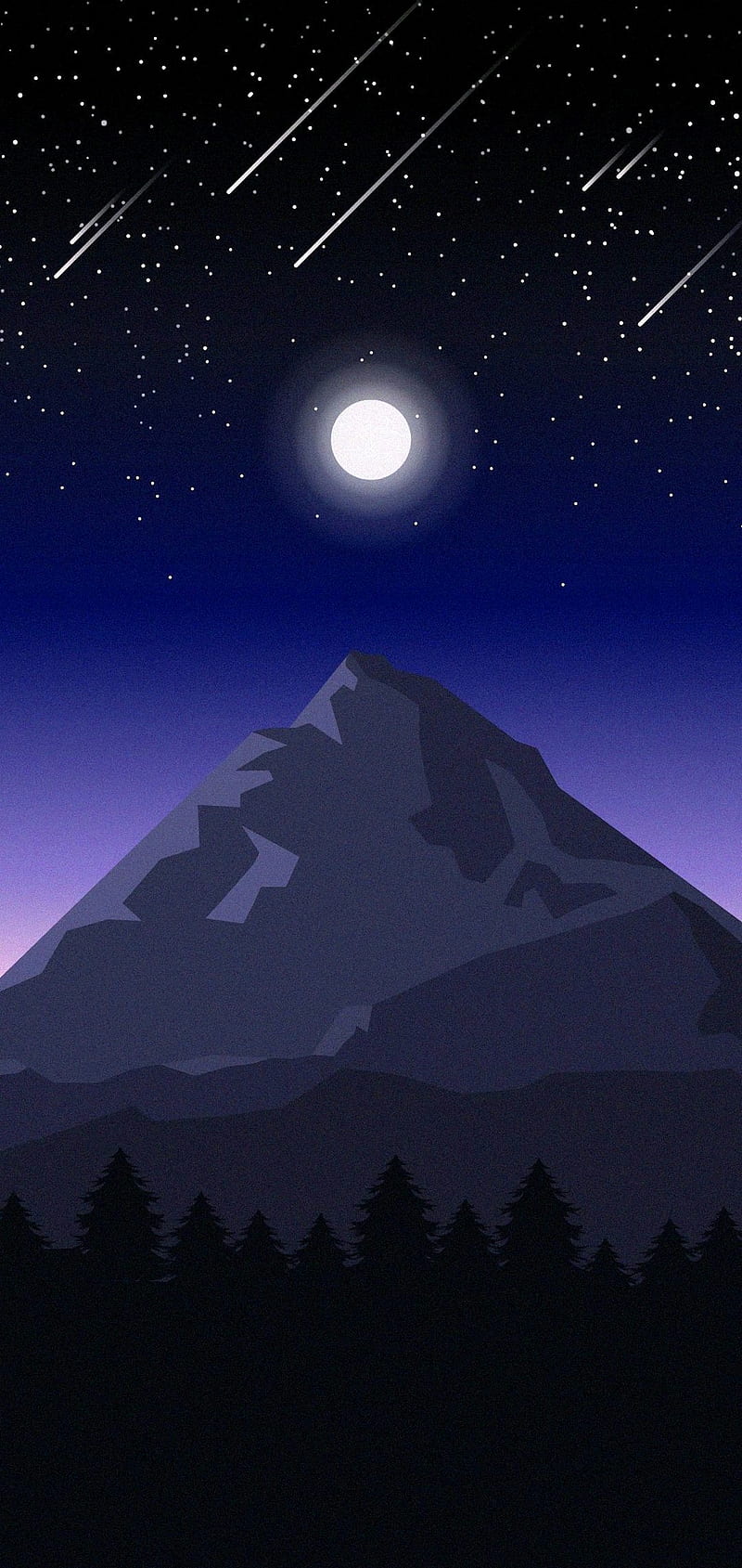SHOOTING STARS, hood, japan, mountain, HD phone wallpaper
