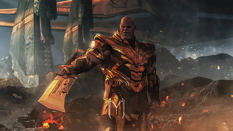 Thanos in Avengers Endgame, HD wallpaper