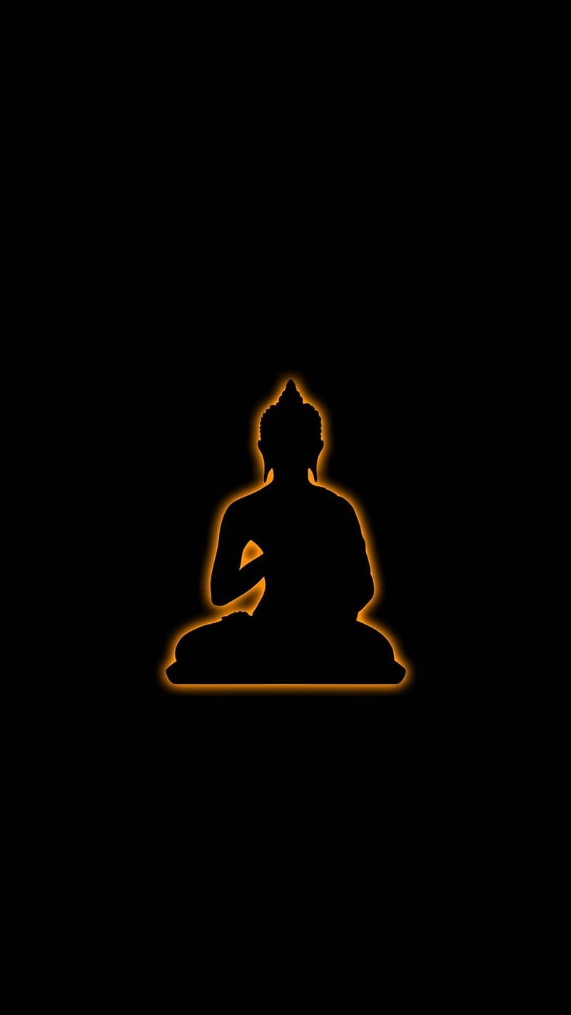 Gautam Buddha Ke, neon sketch buddha, neon, sketch, lord, god, HD phone ...