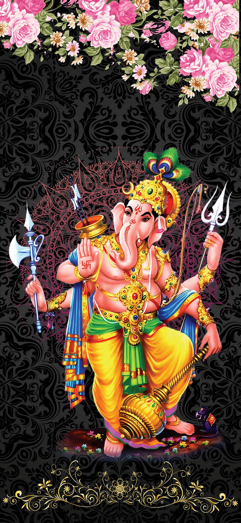 Load Ganesh , ganesh, god, hindu god, HD phone wallpaper