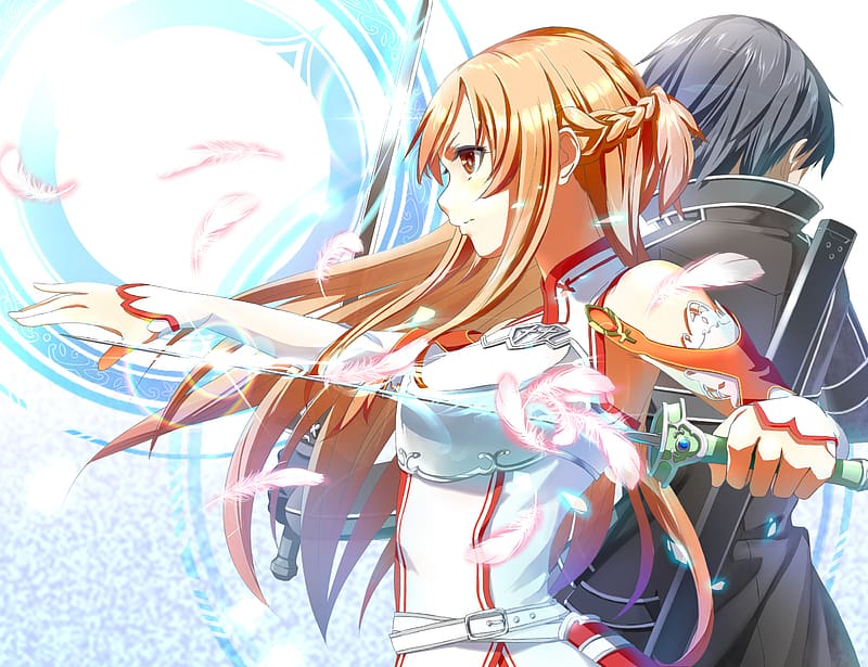 Anime Sword Art Online Yuuki Asuna Kirigaya Kazuto Kirito wallpaper, 1920x1080, 274635