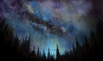 HD night sky wallpapers