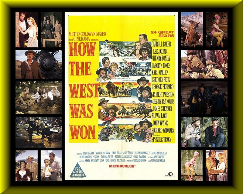 How The West Was Won 1962, wayne, film, west, movies, westerm, cowboy, peck, stewart, HD wallpaper