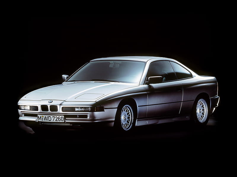 1989 BMW 8-Series, Coupe, V12, car, HD wallpaper