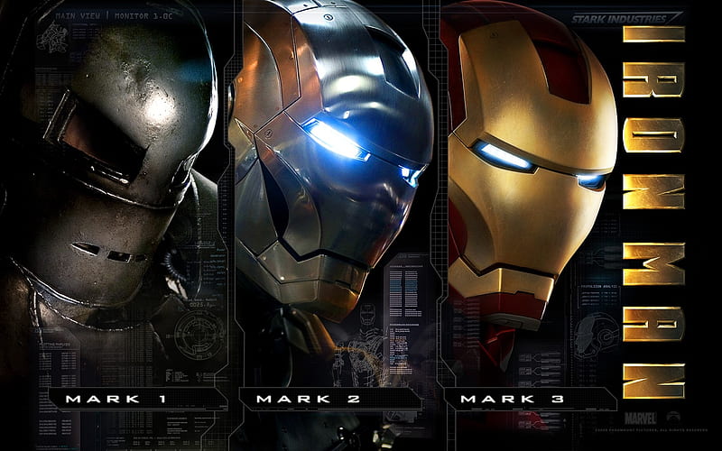 Iron Man, character, suit, Tony Stark, movie, film, hero, actor, HD wallpaper