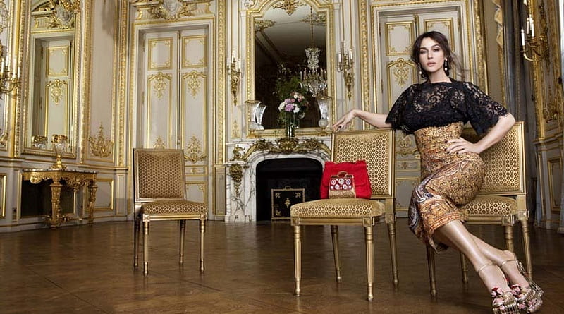 Monica Bellucci, charming, italian beauty, elegant, HD wallpaper