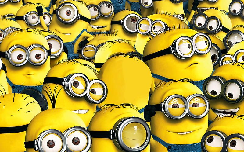 Despicable Me Minions, minions, movies, animated-movies, yellow, HD wallpaper