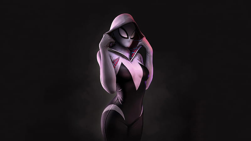 Spider Gwen Artwork 2020, gwen-stacy, superheroes, artwork, artist, artstation, HD wallpaper