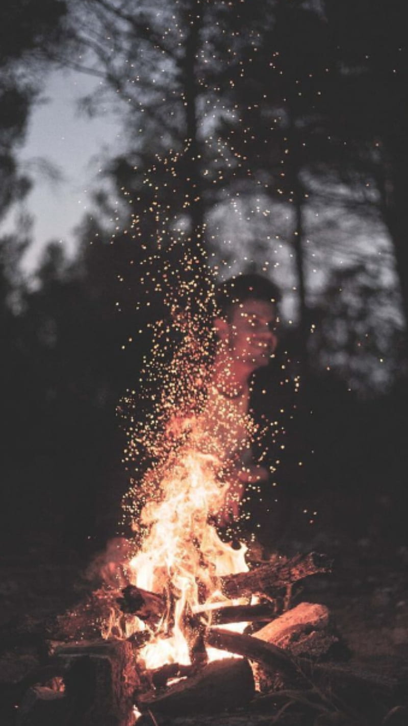 Fire Bonfire Campfire Nature Hd Phone Wallpaper Peakpx