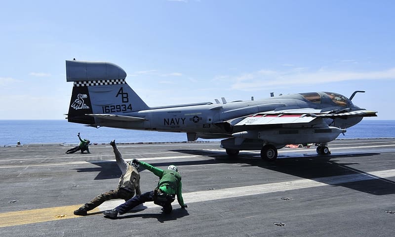 Airplane, Aircraft, Military, Vehicle, Navy, Northrop Grumman Ea 6B Prowler, Jet Fighters, HD wallpaper