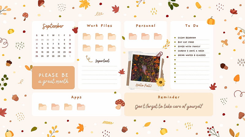 Page 15 - Free and customizable cute desktop wallpaper templates