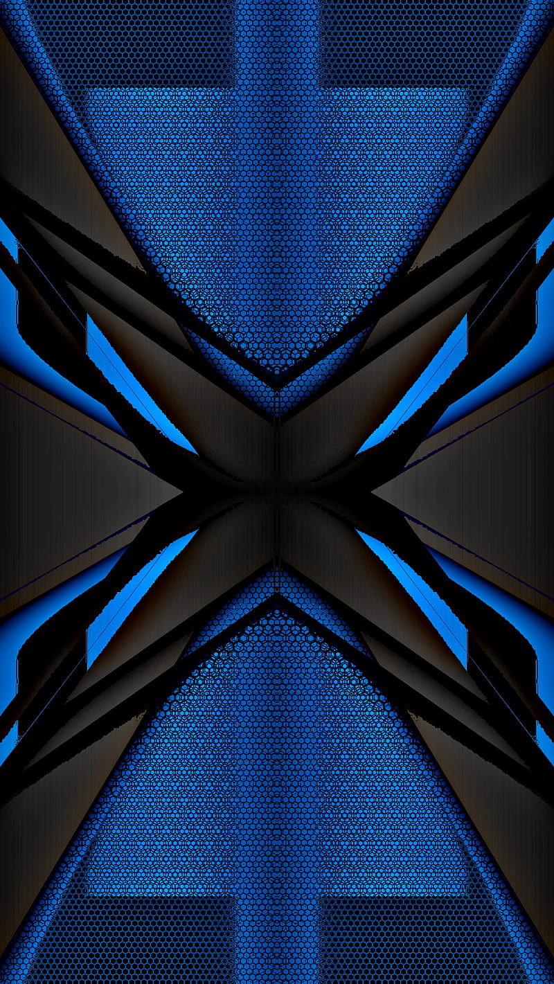 Here, abstract, android, black, blue, galaxy, geometric, iphone, pattern, samsung, HD phone wallpaper