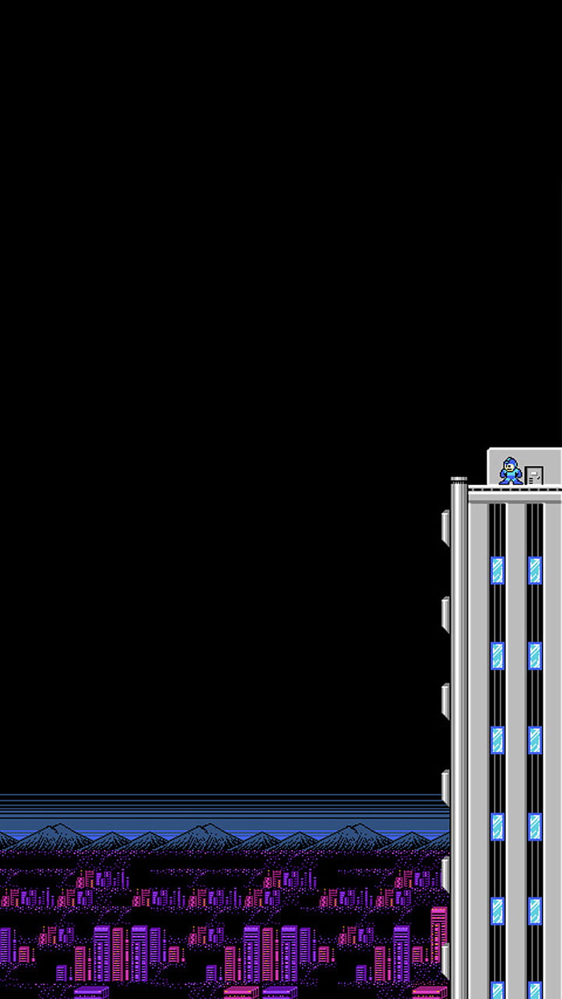 Megaman, city, games, HD phone wallpaper