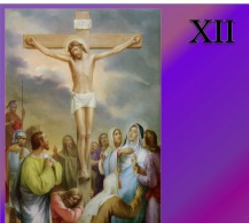 Via crucis XII, christ, jesus, gospel, passion, bible, cross, HD wallpaper