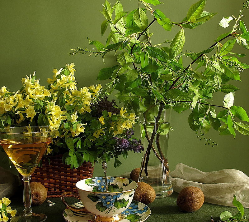 Herbs, green, HD wallpaper
