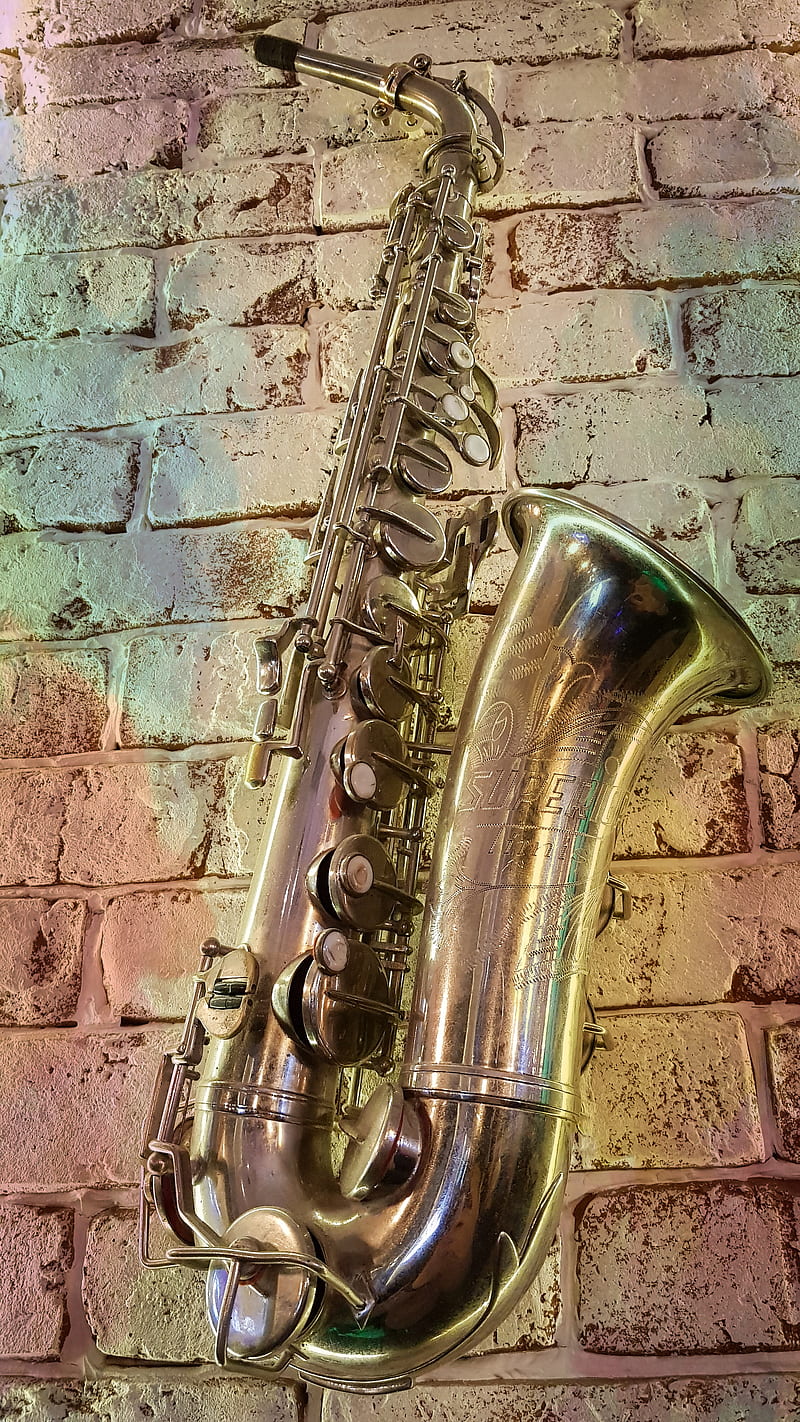 SAX0phone, saxophone, musical instrument, metal art, silver, music, sound, metal, color, HD phone wallpaper