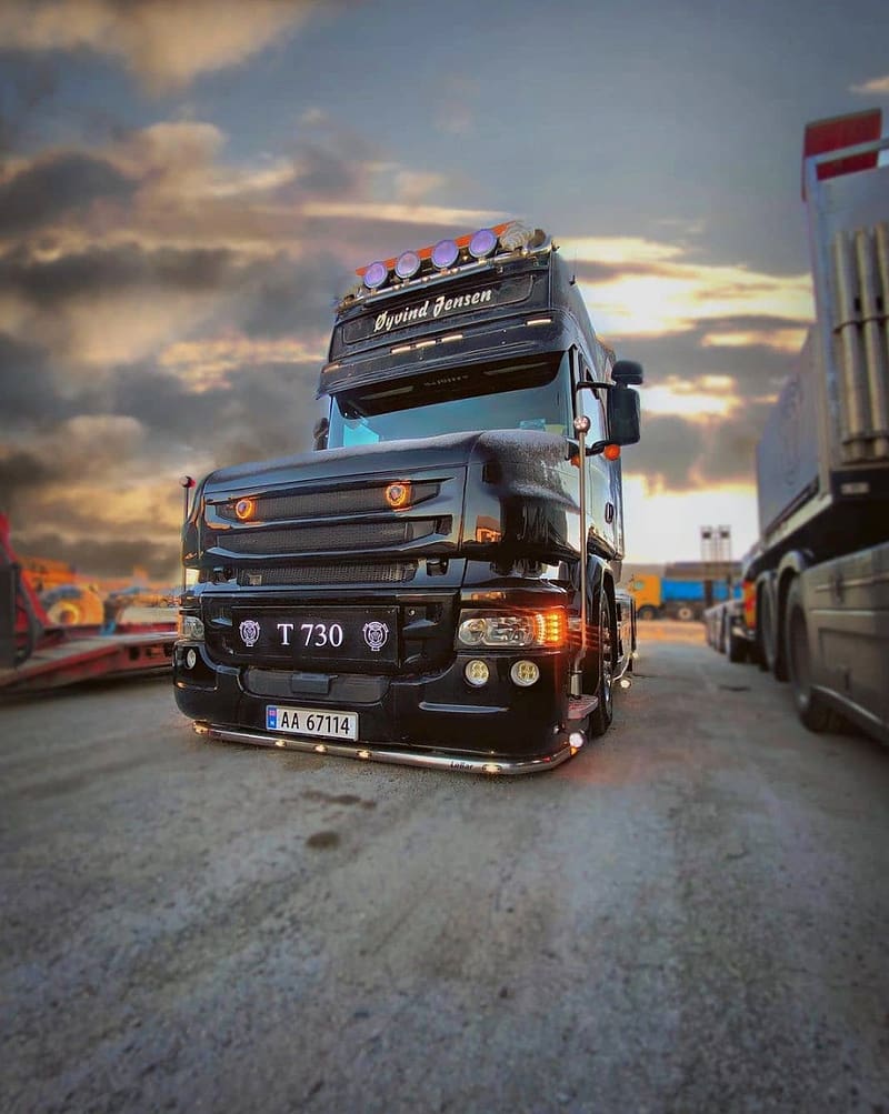 Ã¸yvind Jensen - Scania. Camion, Fond ecran, Scania V8, HD phone wallpaper