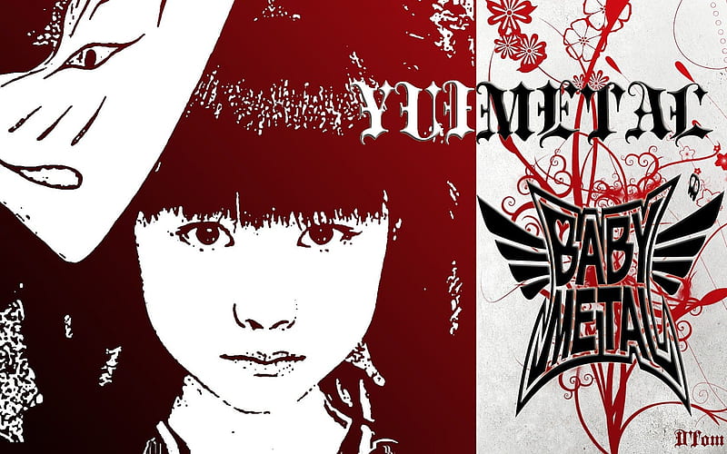 YUIMETAL, babymetal, j-pop, j-rock, megitsune, j-metal, HD wallpaper