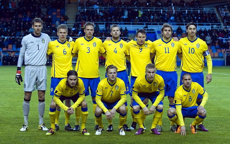 Euro 2012 - SWEDEN, soccer, tshirts, yellow, color, white, blue, HD wallpaper