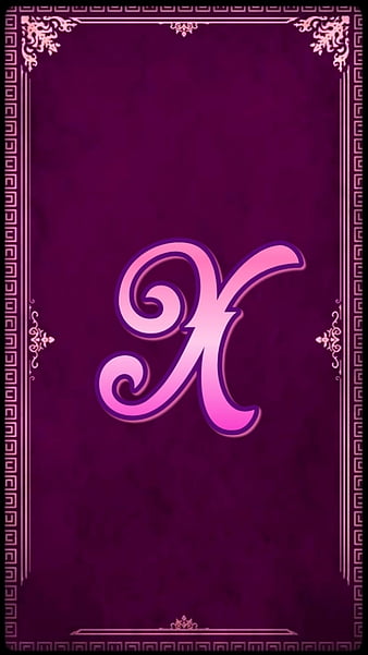 pretty pink letter a