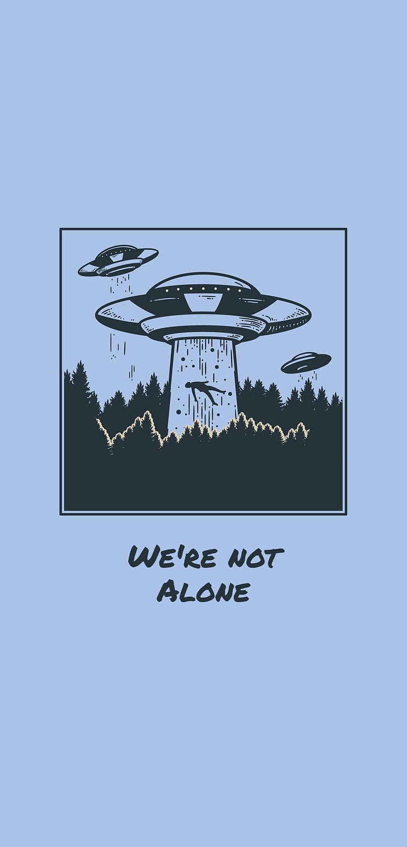We are not alone, abduction, aliens, conspiracy, ufo, HD phone wallpaper