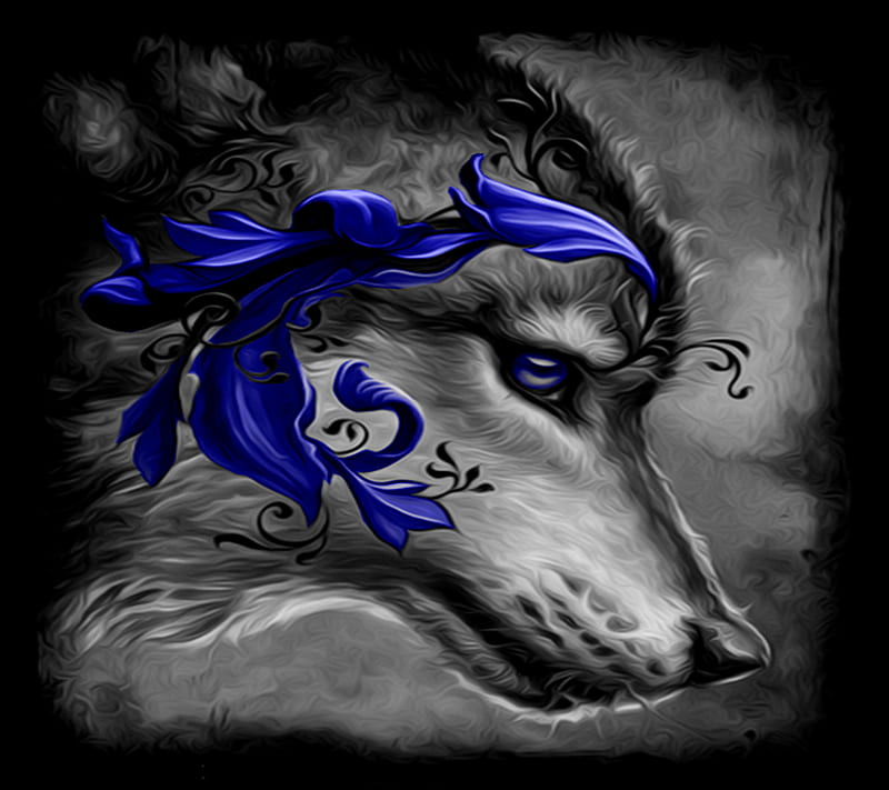 Abstract Wolf, abstract, wolf, HD wallpaper
