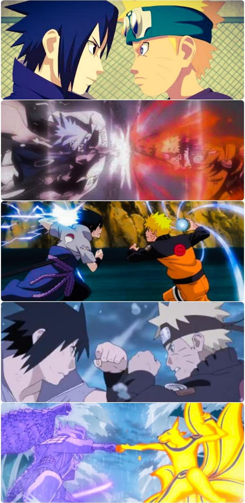 Naruto Vs Sasuke, nine tails, susanoo, HD phone wallpaper