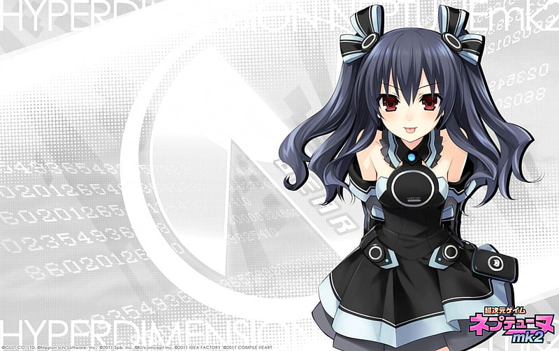 Noire, neptune, game, ribbons, hairpin, rebirth, one piece, playstation, anime, mk, nepgear, ribbon, black heart, skirt, black, sexy, happy, cute, hairpins, purple, heart, blushing, white, long, short, hair, 1, hot, girls, pink, 2, ps3, cpu, one, piece, smile, pins, pin, hyperdimension neptunia, girl, 3, pc, HD wallpaper